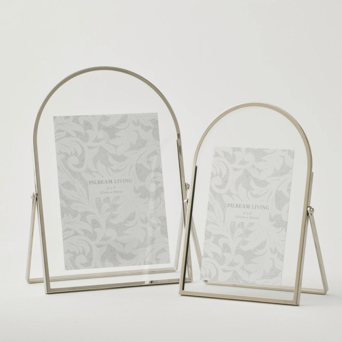 Pilbeam LivingAkira Small Photo Frame - Silver