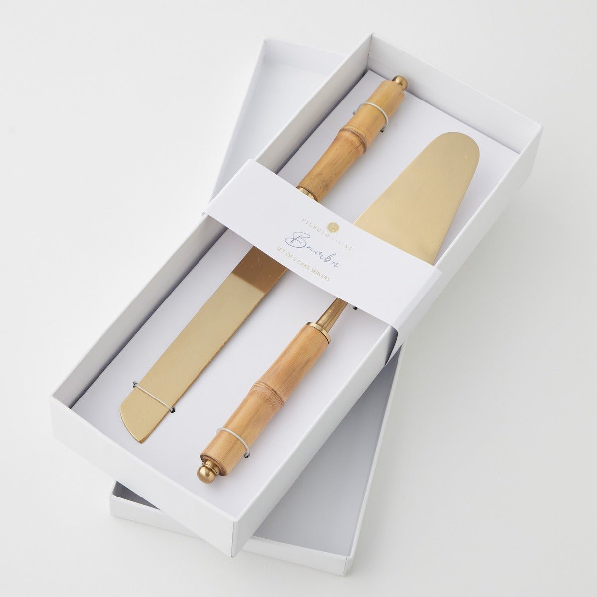 Pilbeam LivingBambu Cake Servers Set of 2