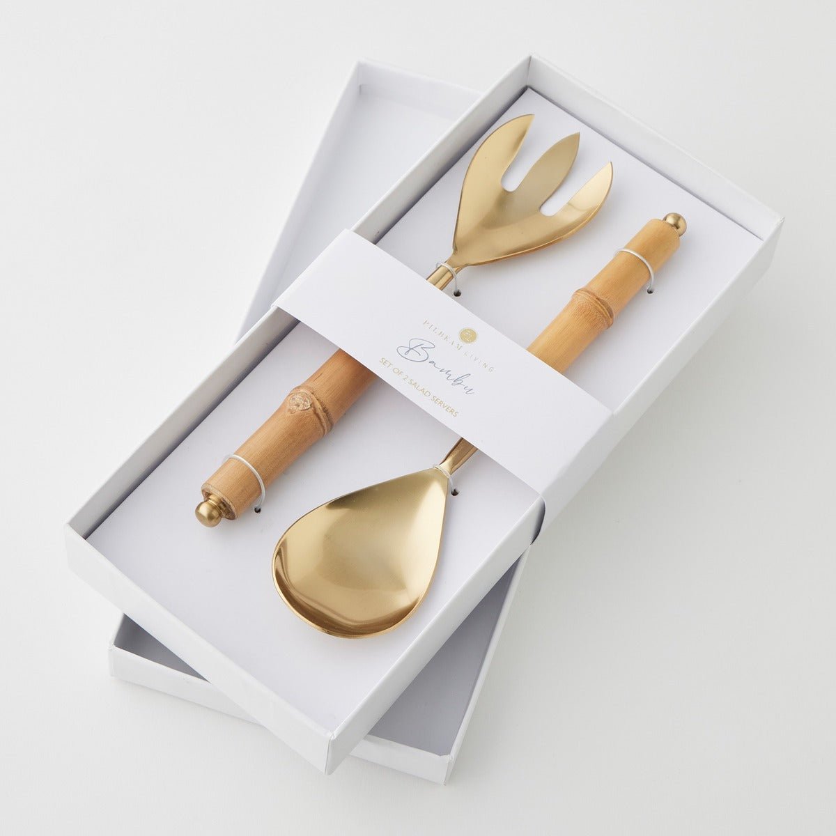 Pilbeam LivingBambu Salad Servers Set of 2