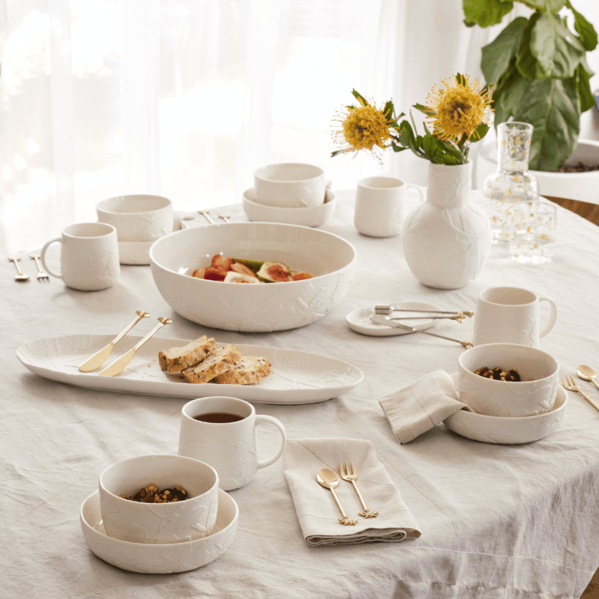 Pilbeam LivingBanksia Large Shallow Bowl