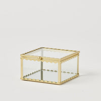 Pilbeam LivingLume Mirrored Square Jewellery Box