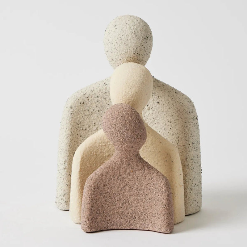 PilbeamWe Are Family Set of 3 Sculptures