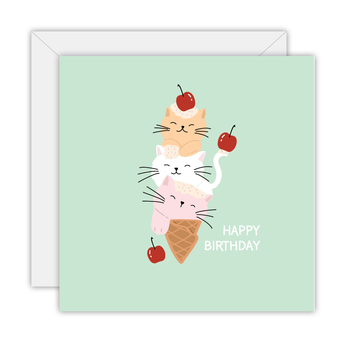 To The Moon & Back Prints Purr-Fect Neopolitan card