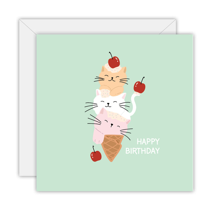 To The Moon & Back Prints Purr-Fect Neopolitan card