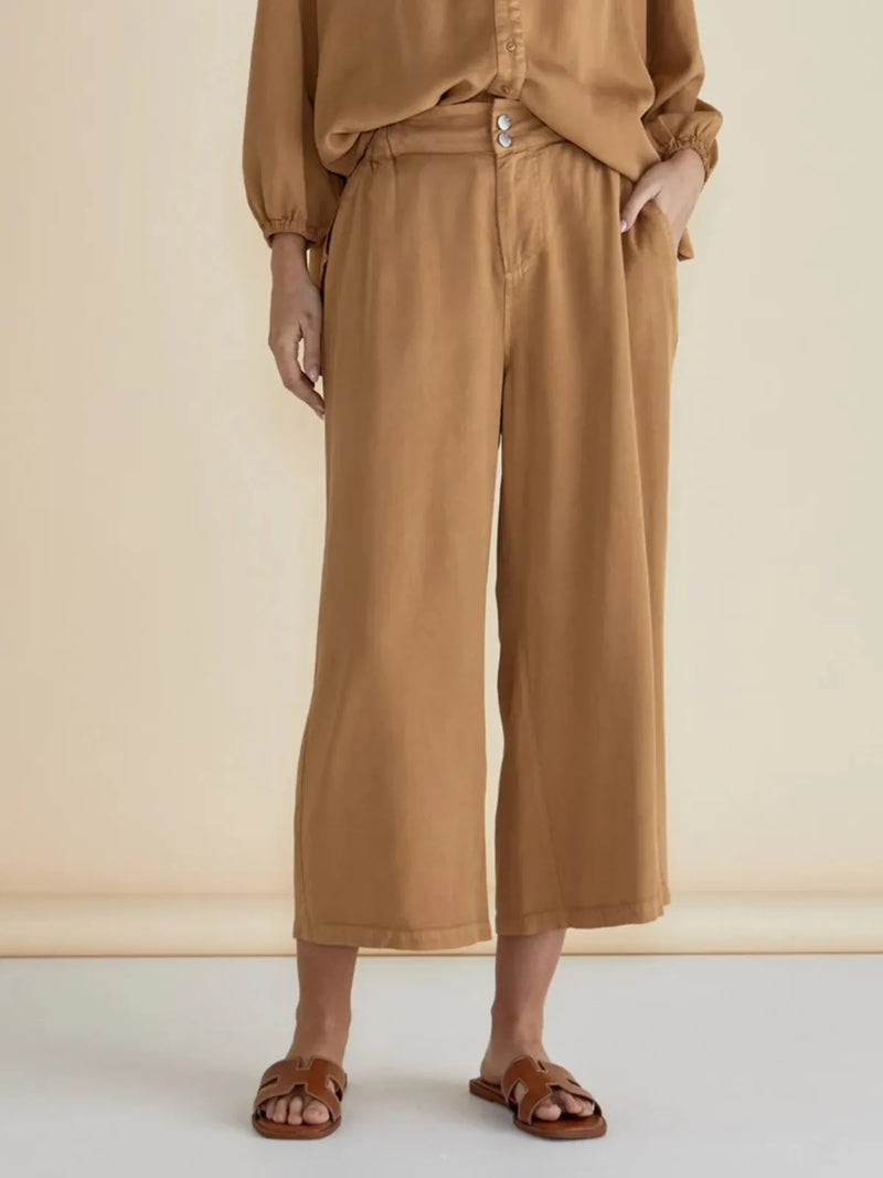 Rio Relaxed Pant - Tan - Betty Basics - Image 1