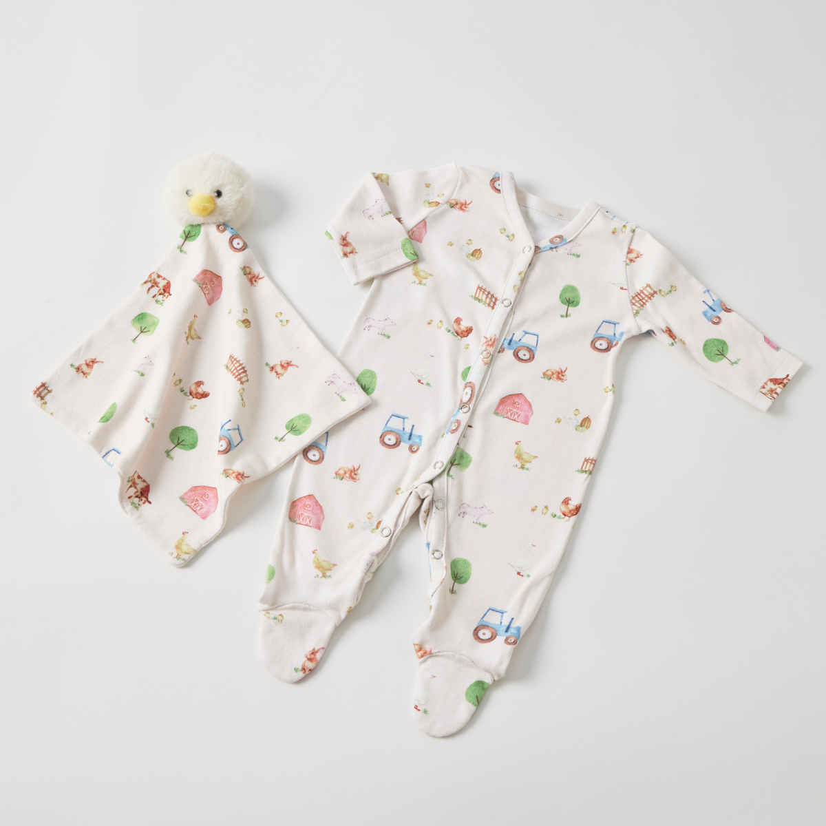 Romper and Comforter Set - Barnyard Babies - Jiggle & Giggle - Image 1