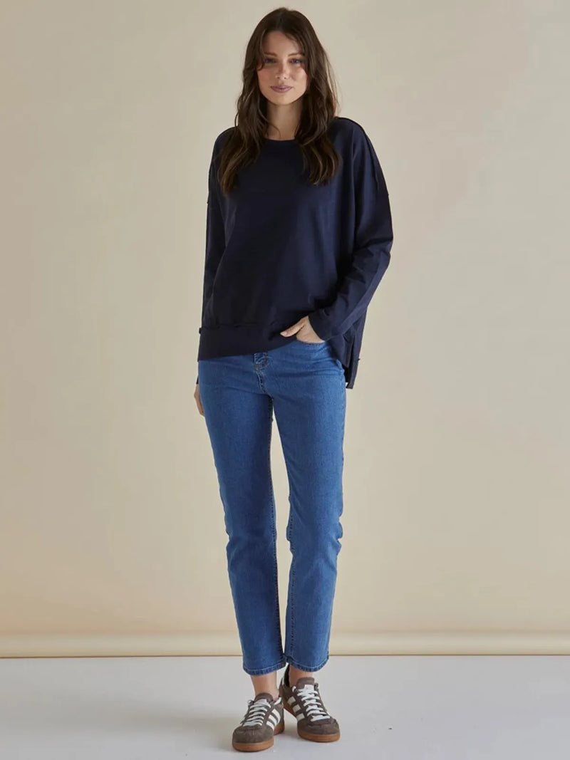 Roxette Tee - Dark Blue - Betty Basics - Image 1