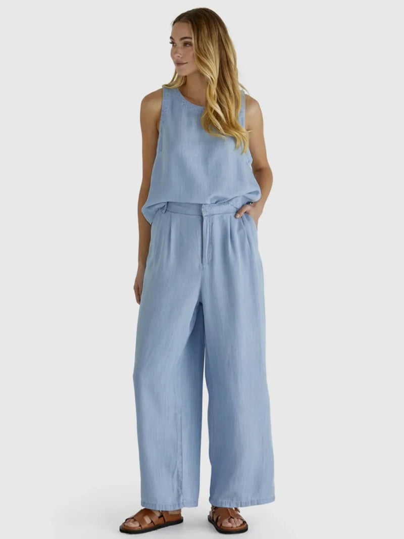 Rye Pant - Chambray - Sass - Image 1