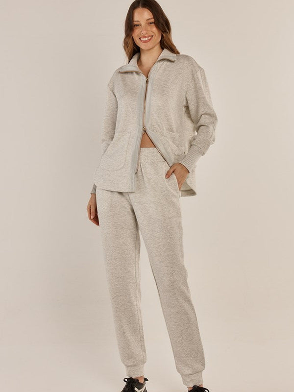 Sabina Trackpant - Grey Marle