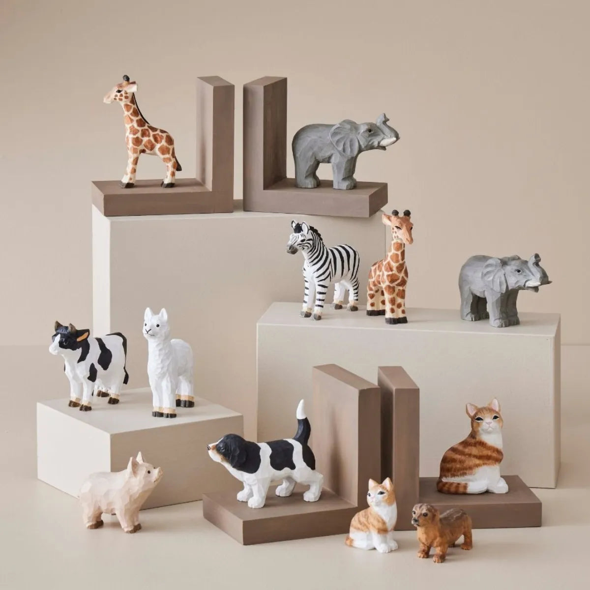 Safari Bookends Set of 2 - Nordic Kids - Image 3