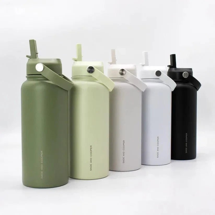 Sage & Cooper Insulated Drink Bottle | Stone - Sage & Cooper - Image 3