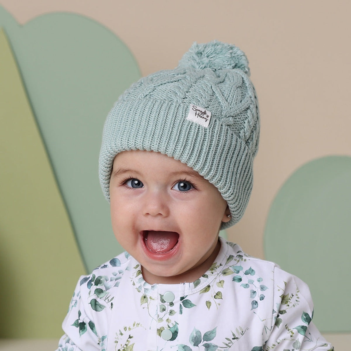 Sage Organic Baby Knit Beanie