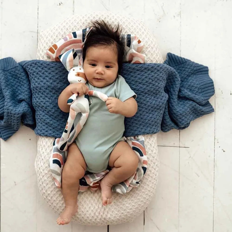 Sage Short Sleeve Organic Bodysuit - Snuggle Hunny - Image 1