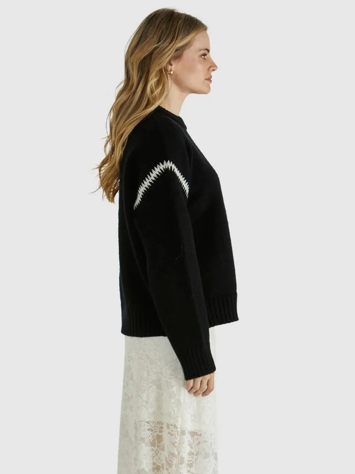 Sasha Knit - Black - Sass - Image 2