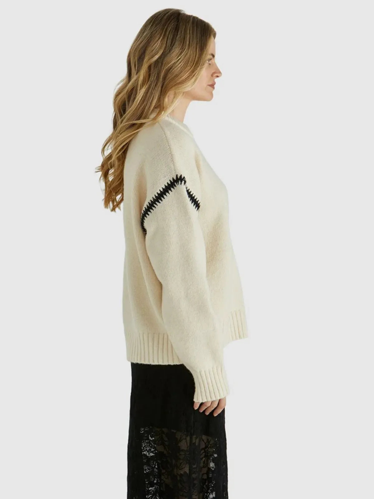 Sasha Knit - Ivory - Sass - Image 2
