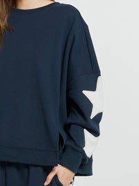 Saskia Sweatshirt - Navy