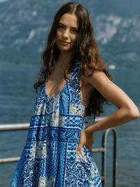 SassIsra Midi Dress - Sea Meadow