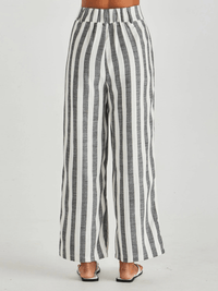 SassNevada Pant - Cream Black Stripe