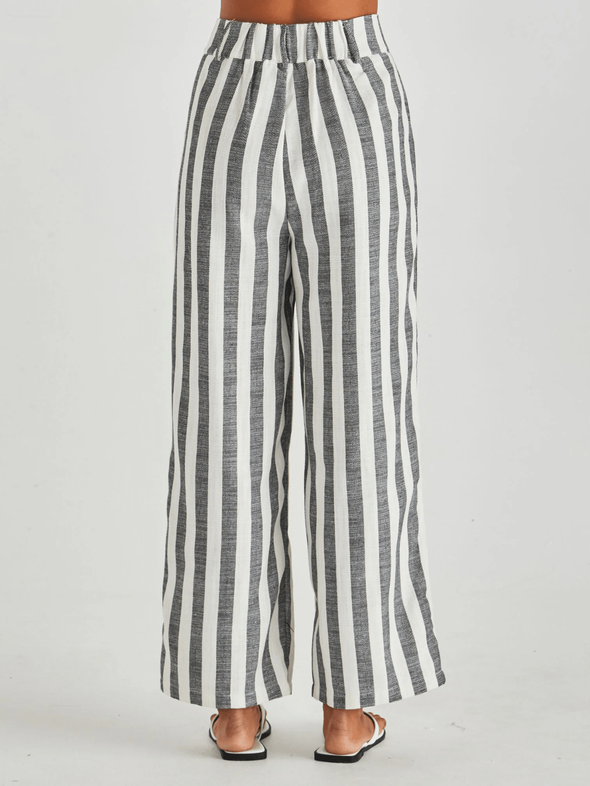 SassNevada Pant - Cream Black Stripe