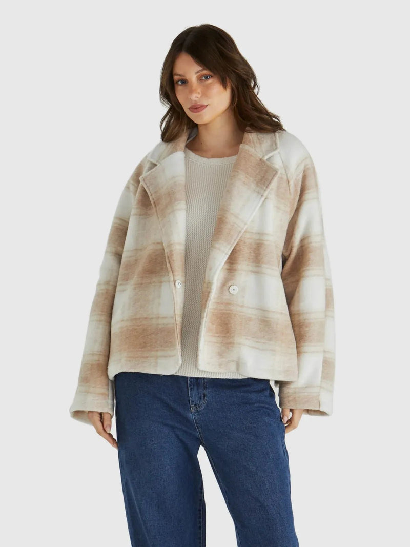 SassRaiden Jacket - Cream Check