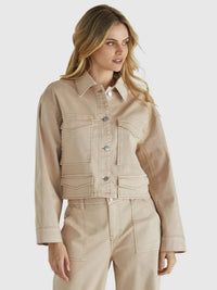 SassReece Jacket - Tan Wash
