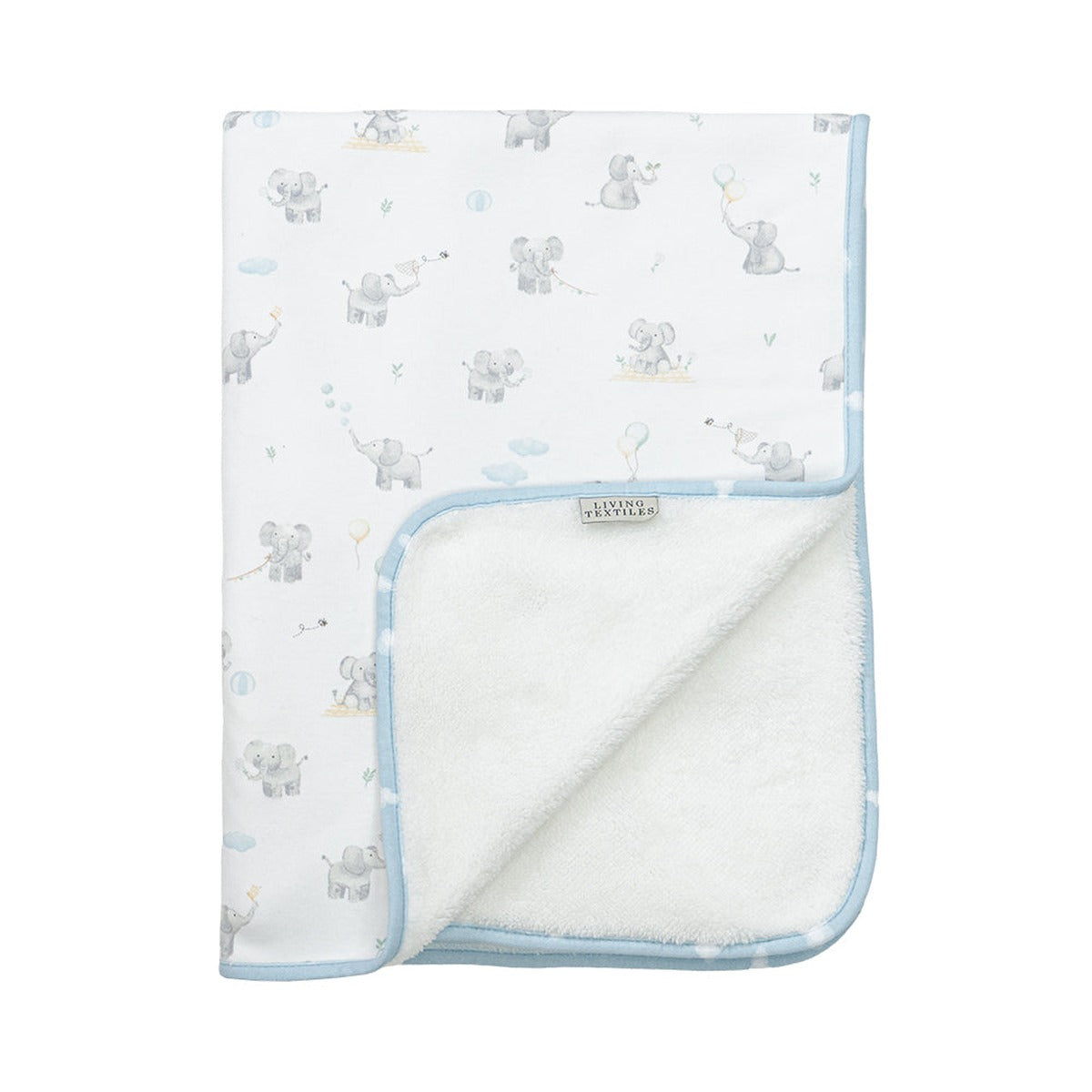Sherpa Blanket - Elephant Playtime