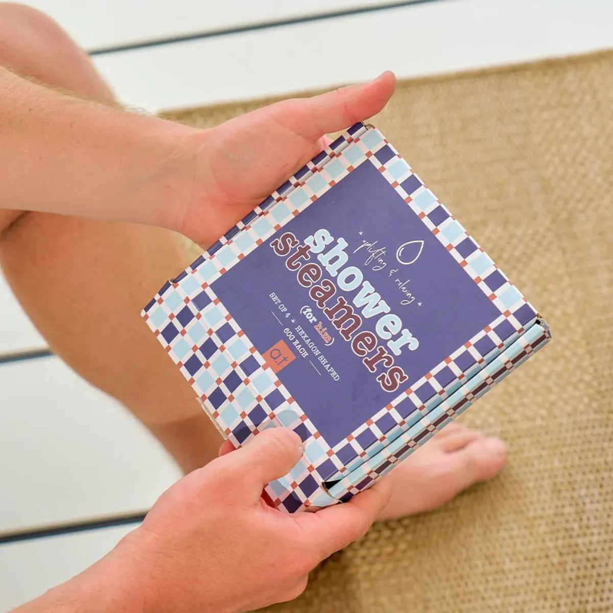 Shower Steamer Mens Gift Box - Hex - Annabel Trends - Image 1