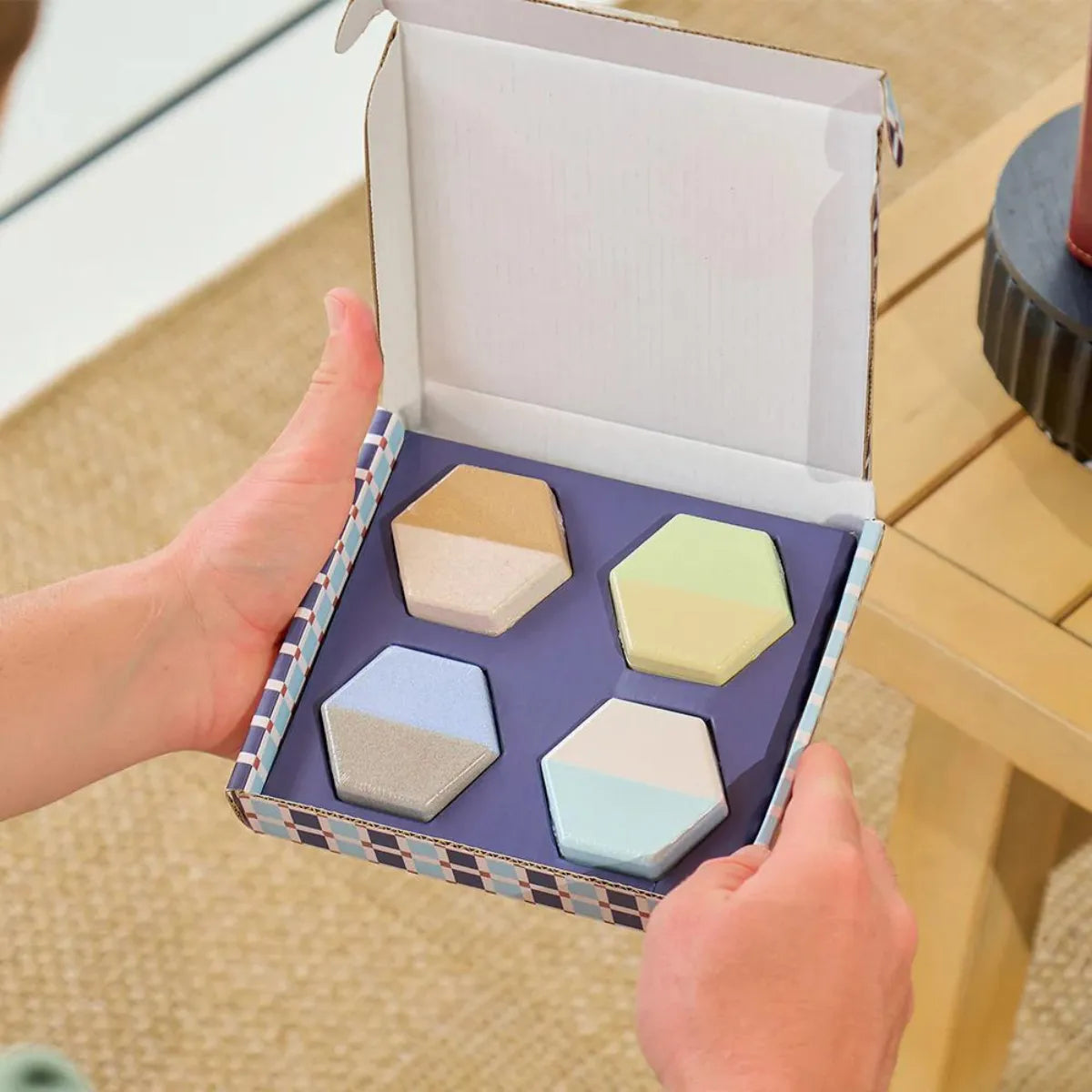 Shower Steamer Mens Gift Box - Hex - Annabel Trends - Image 2