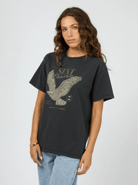 Silent TheoryHand Drawn Tee - Washed Black