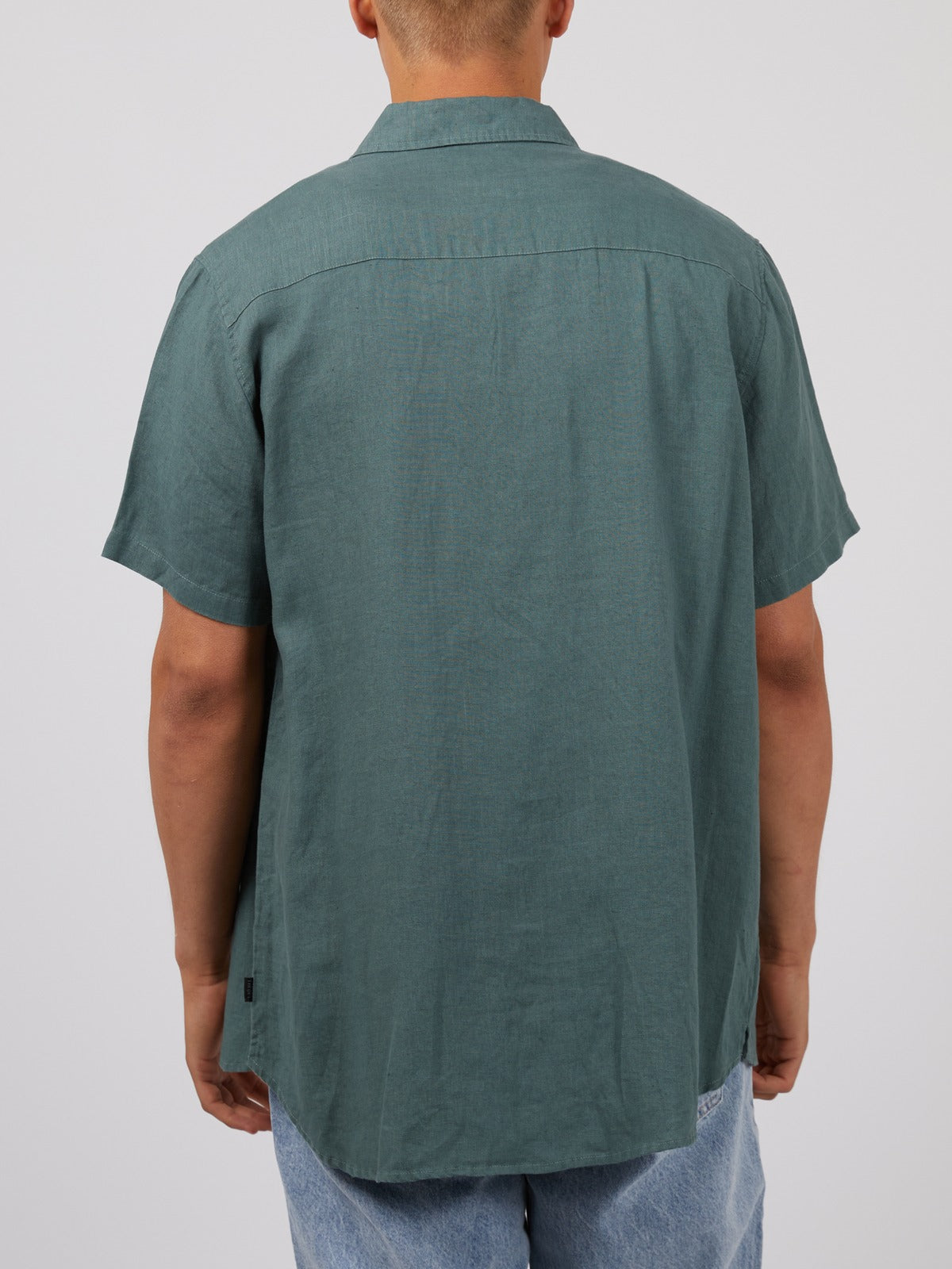 Linen SS Shirt - Pine
