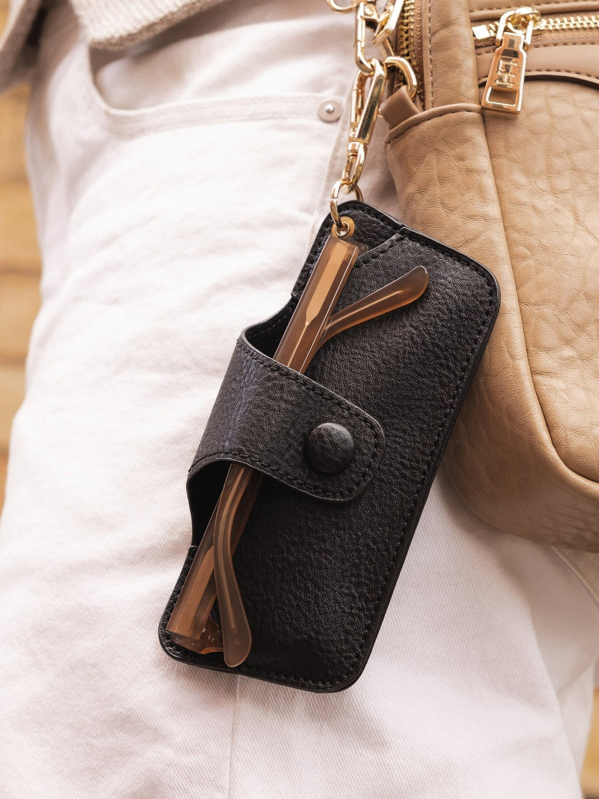 Skittle Sunglass Case - Black