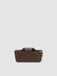 Skittle Sunglass Case - Woven Chocolate