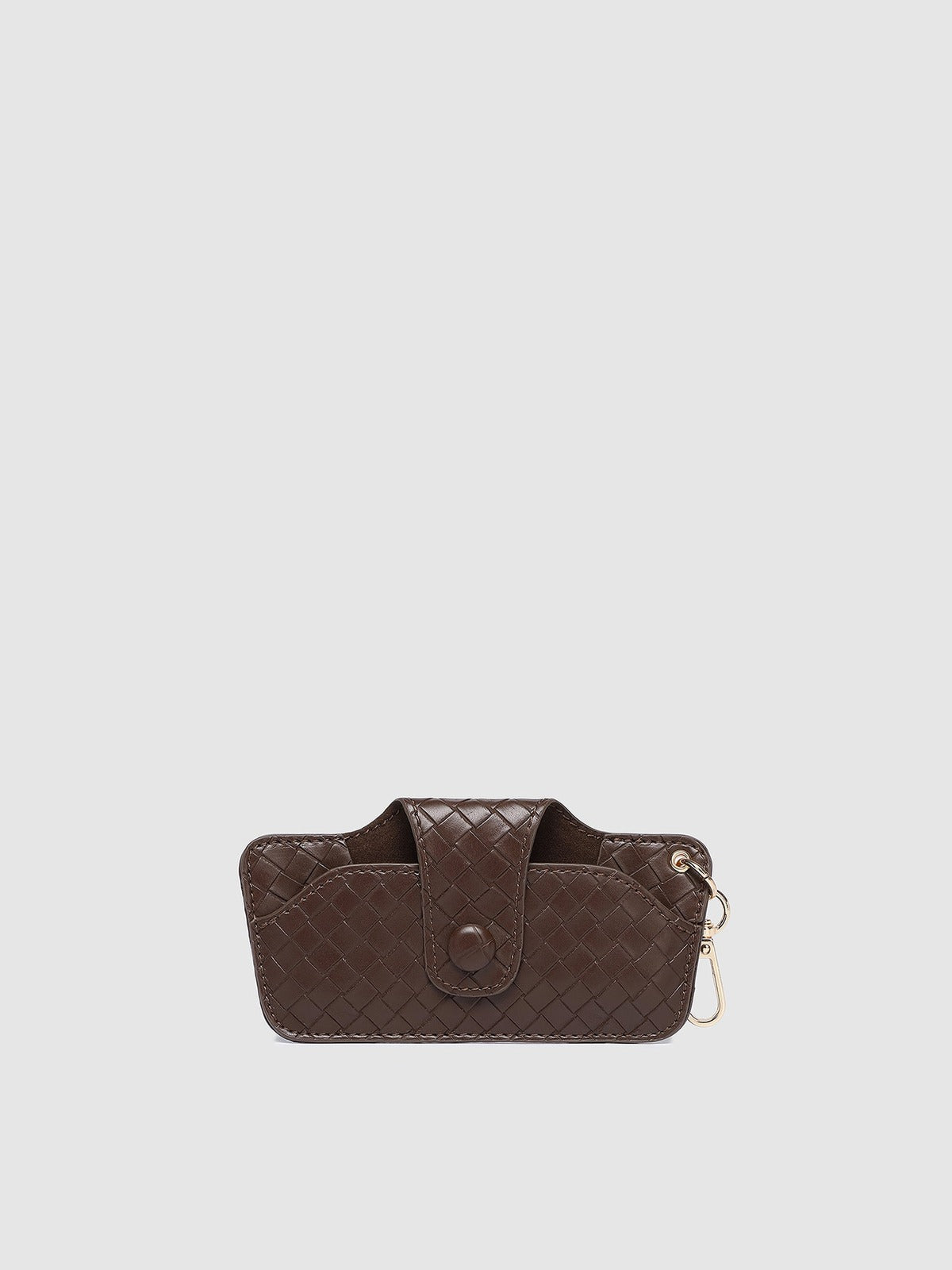 Skittle Sunglass Case - Woven Chocolate