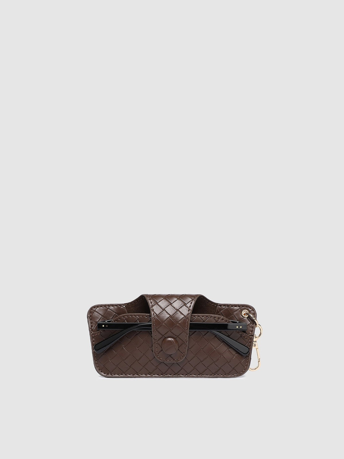 Skittle Sunglass Case - Woven Chocolate