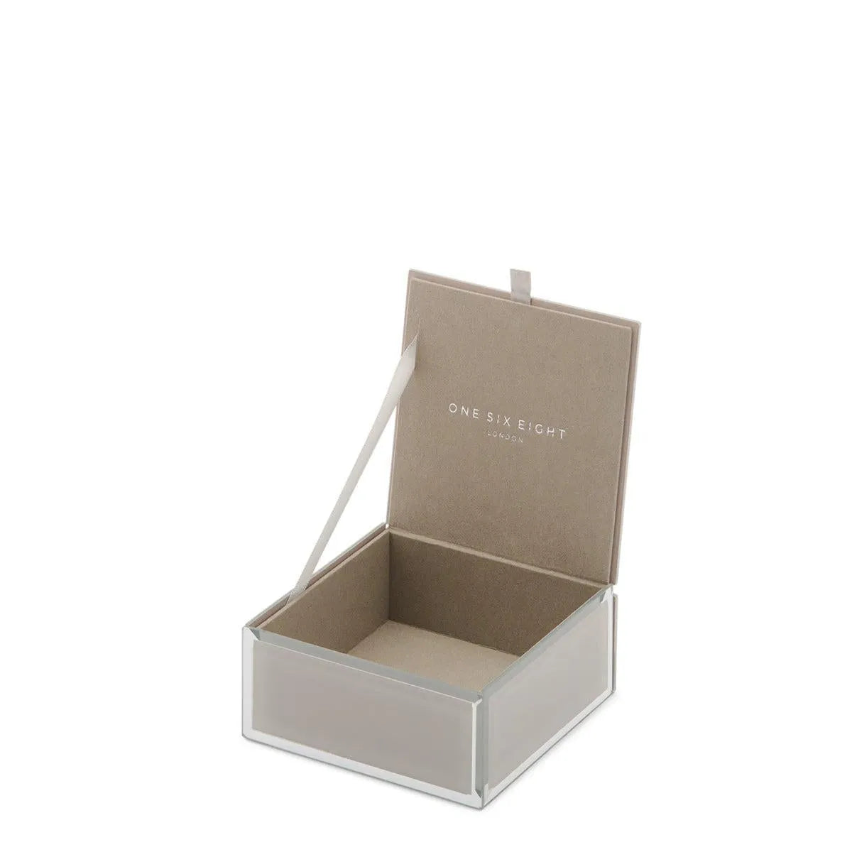 Small Jewellery Box - Sara Cool Grey - One Six Eight London - Image 1