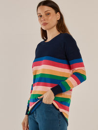Sophie Knit Jumper - Multi Stripe