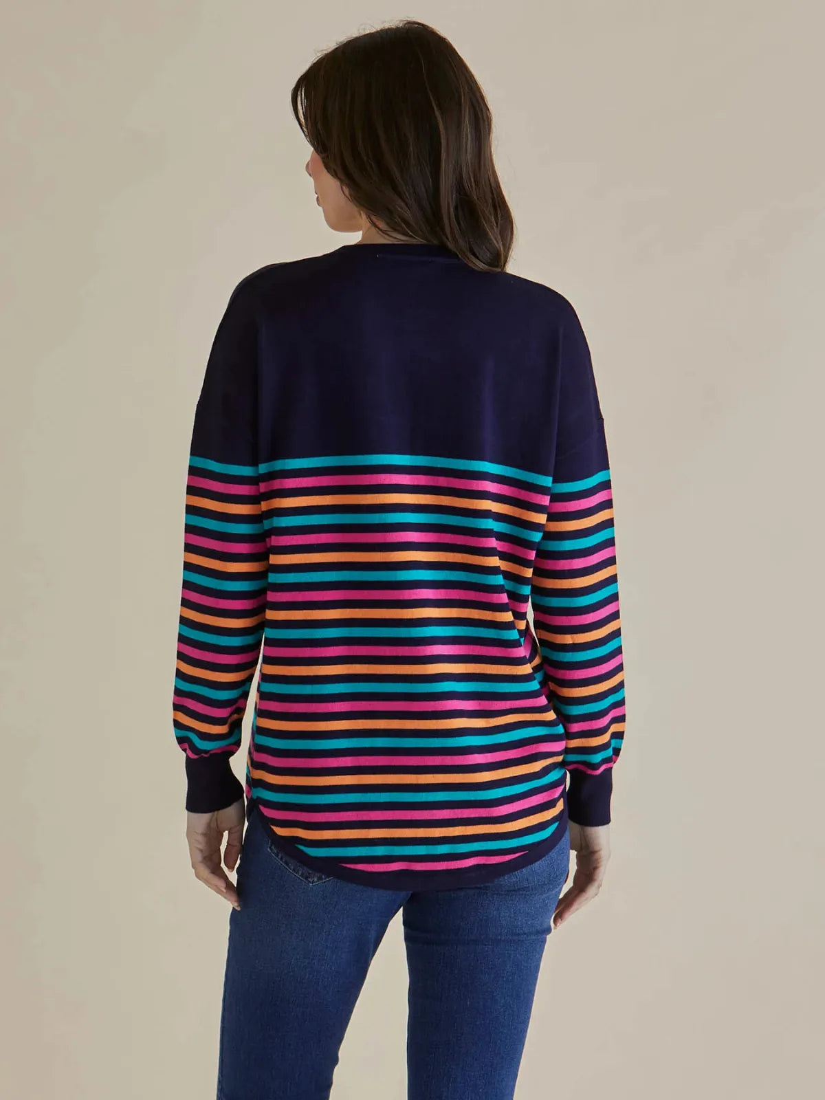 Sophie Knit Jumper - Rainbow - Betty Basics - Image 4