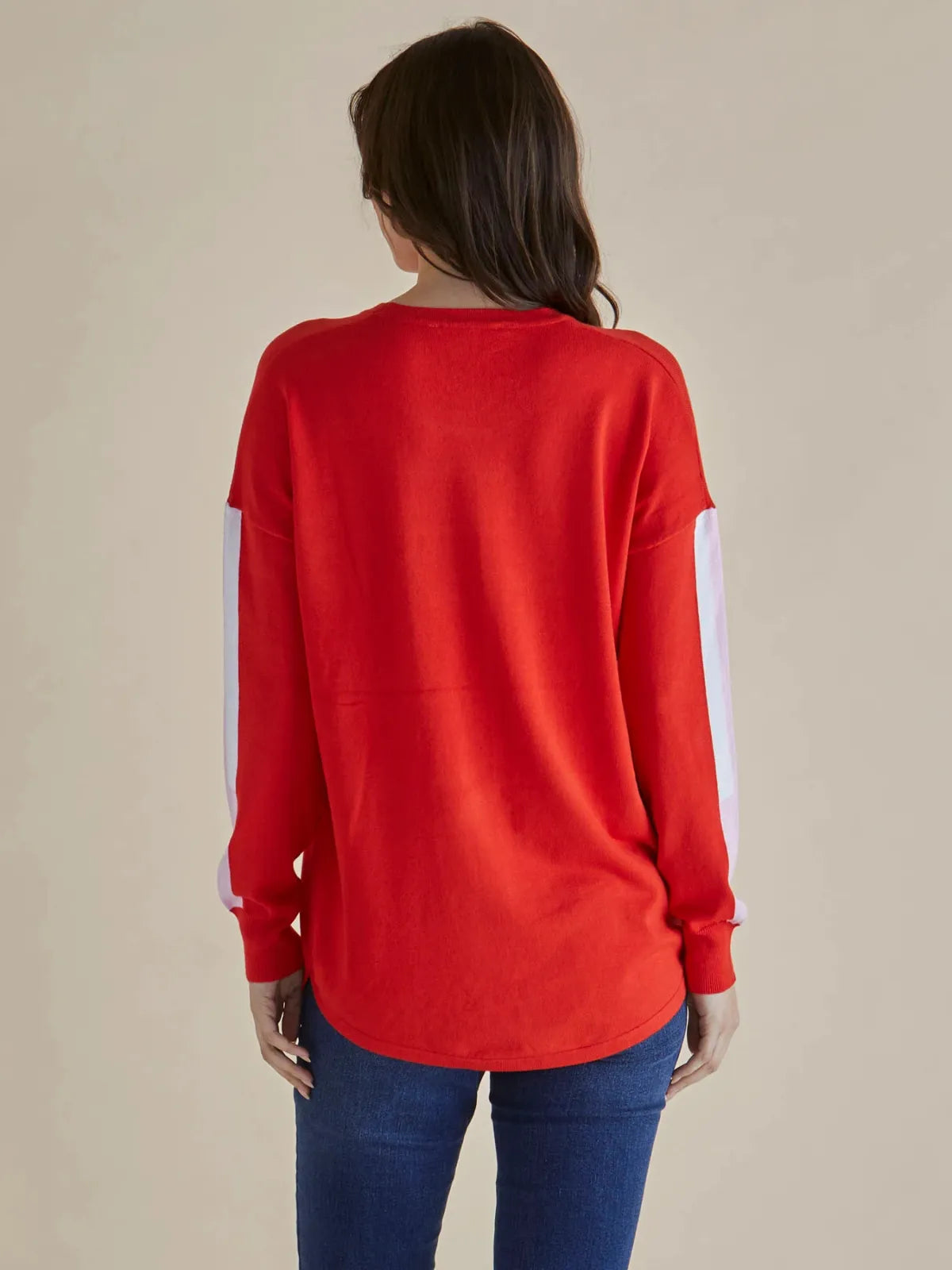Sophie Knit Jumper - Red - Betty Basics - Image 4