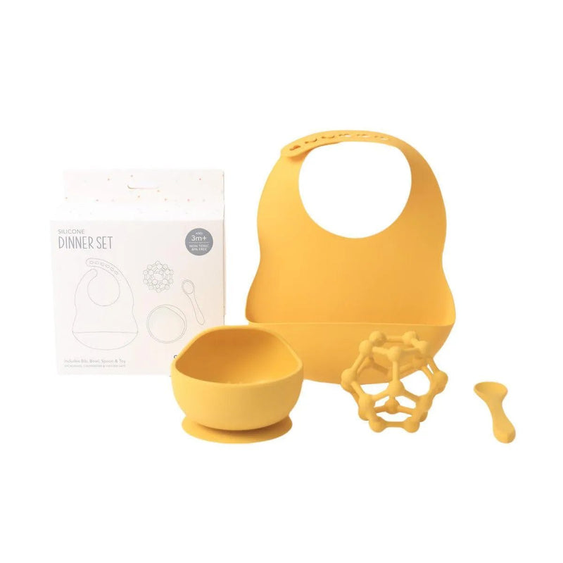 SploshSilicone Dinner Set - Mustard