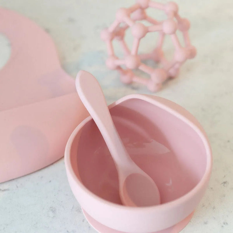 SploshSilicone Dinner Set - Pink