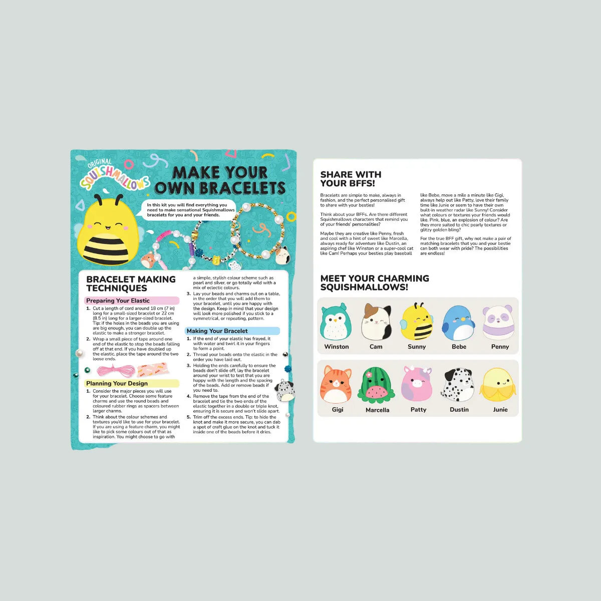 Squishmallows Bracelet Making Kit - Hinkler - Image 2