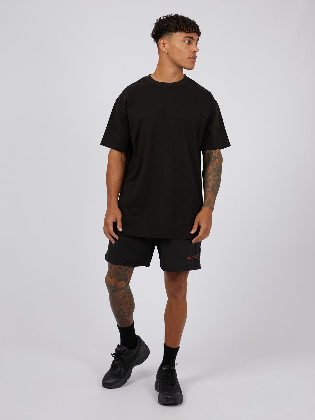Gains Gym Short - Black