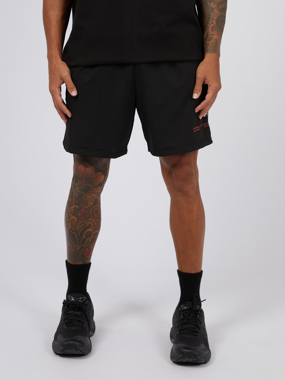 Gains Gym Short - Black