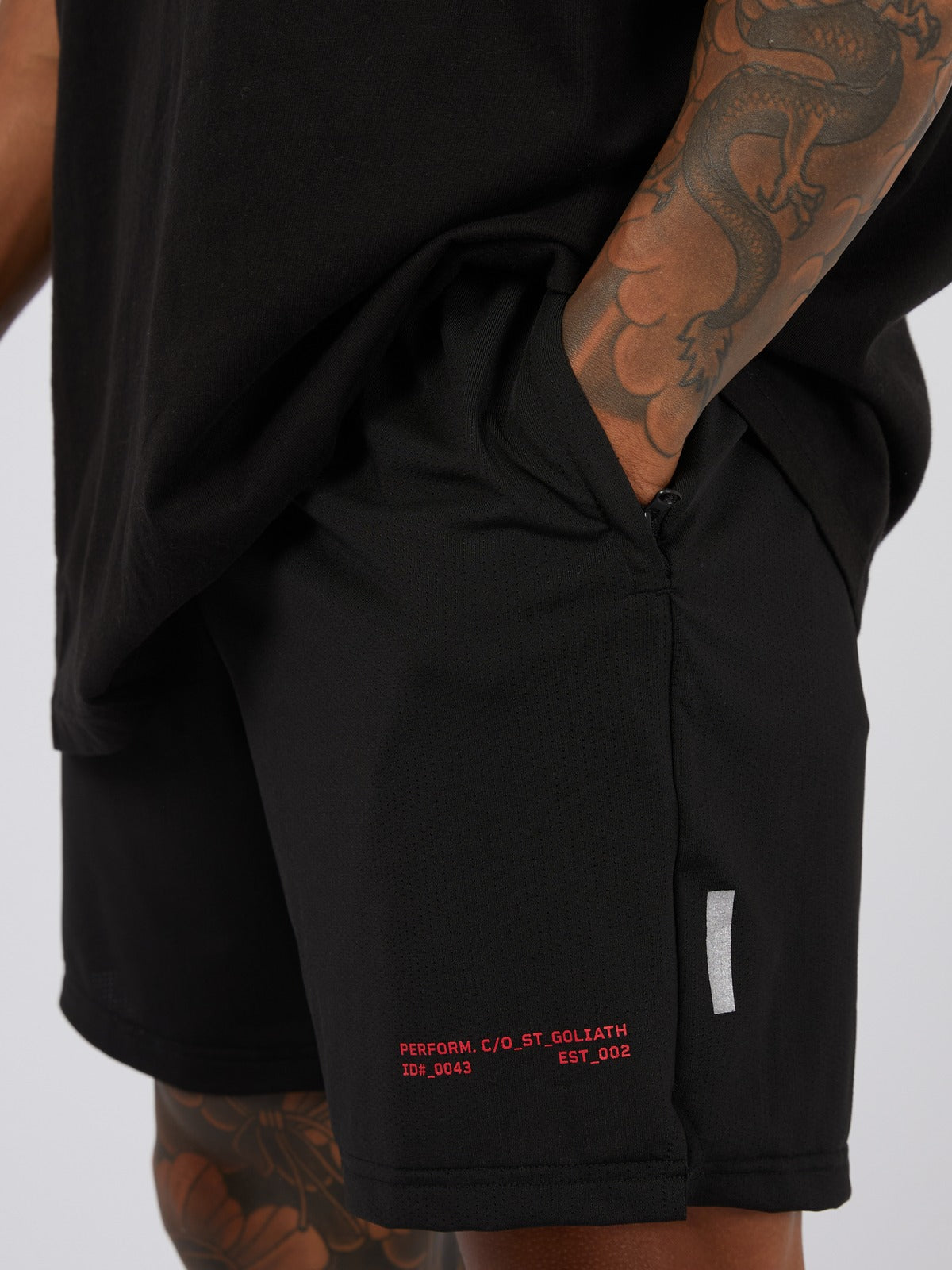 Gains Gym Short - Black