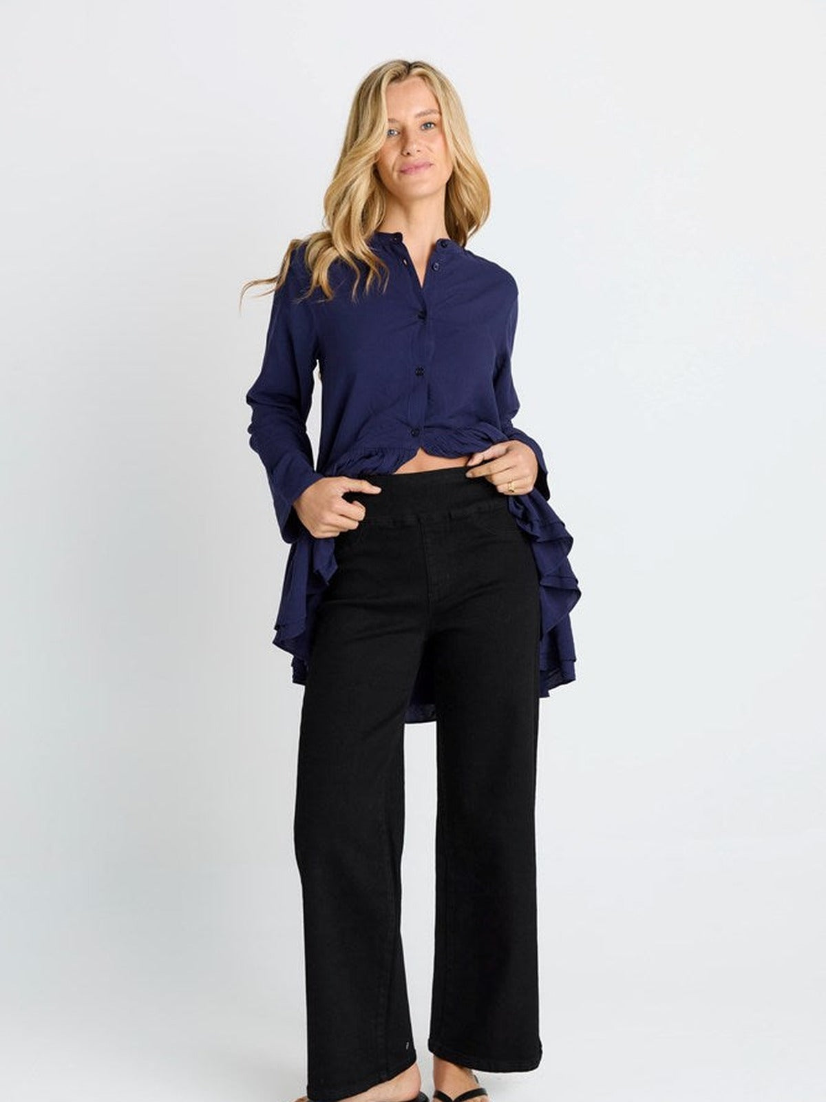 Straight Stretch Jean - Black