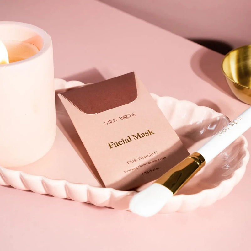 Stray WillowFacial Mask - Pink Vitamin C