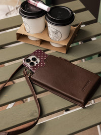 Suki Phone Bag - Chocolate