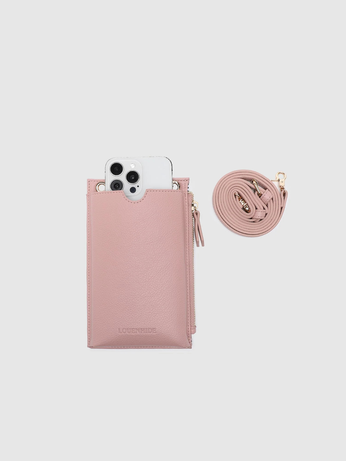 Suki Phone Bag - Dusty Pink - Louenhide - Image 2
