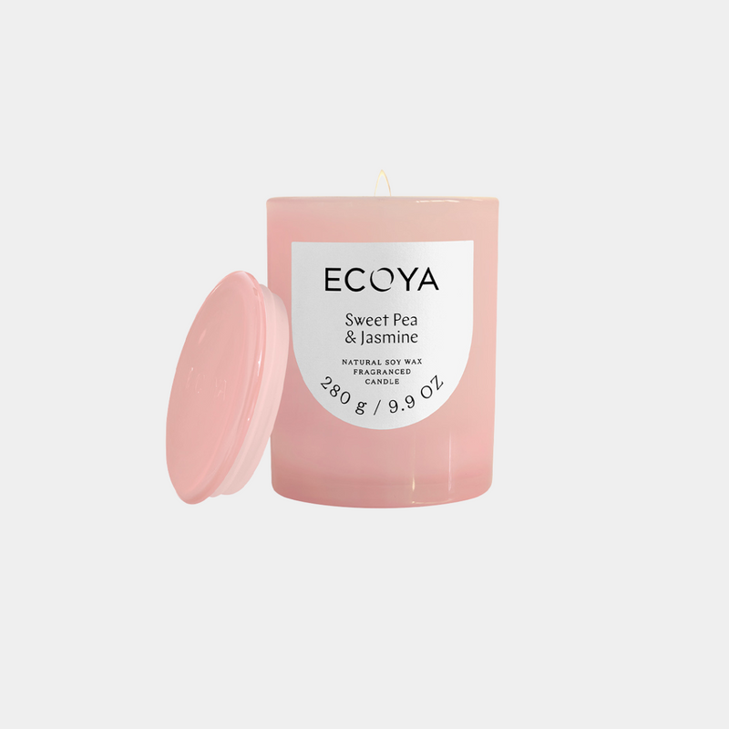 Sweet Pea & Jasmine Metro Candle - Ecoya - Image 1