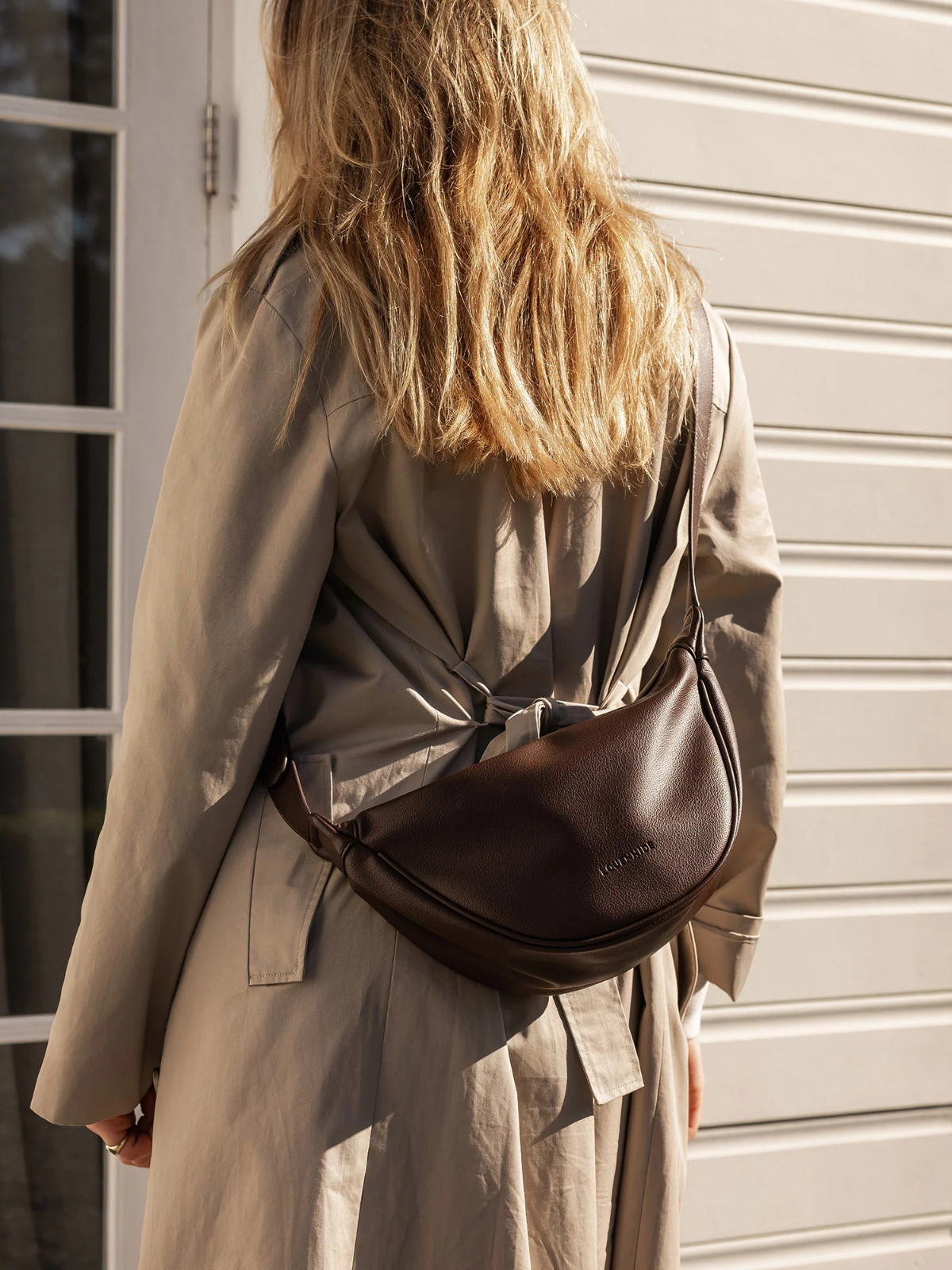 Sylvia Crossbody Bag - Chocolate - Louenhide - Image 4